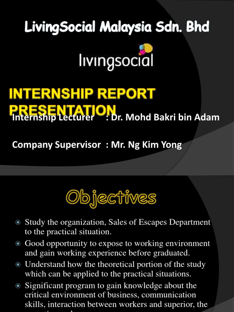 Internship Report Presentation | PDF | Sales | Invoice