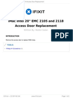 Imac Intel 20" Emc 2105 and 2118 Access Door Replacement: Written By: Walter Galan