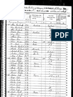 1850 Illinois Census Algonquin McHenry -DODD