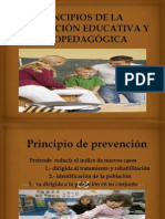Principios de la orientación educativa y psicopedagógica
