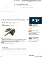 What Foods Are High in Hydrochloric Acid