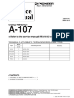 Refer To The Service Manual RRV1935 For A-207/MLXJ.: Stereo Amplifier