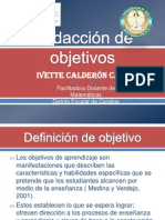 Redacción de Objetivos