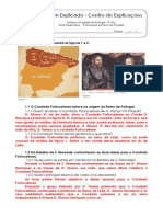 1.4 Teste Diagnóstico - A Formação Do Reino de Portugal (1) - Soluções