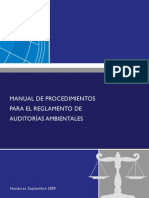 Documento 11 a Manual de Procedimientos Auditorias Ambientales