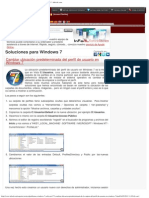 Cambiar Ubicación Predeterminada Del Perfil de Usuario en Windows 7 - InFoAL