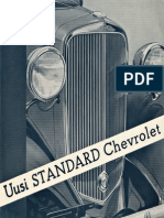 Chevrolet 1936 Brochure in Finnish