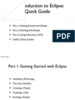 Eclipse Quick Guide