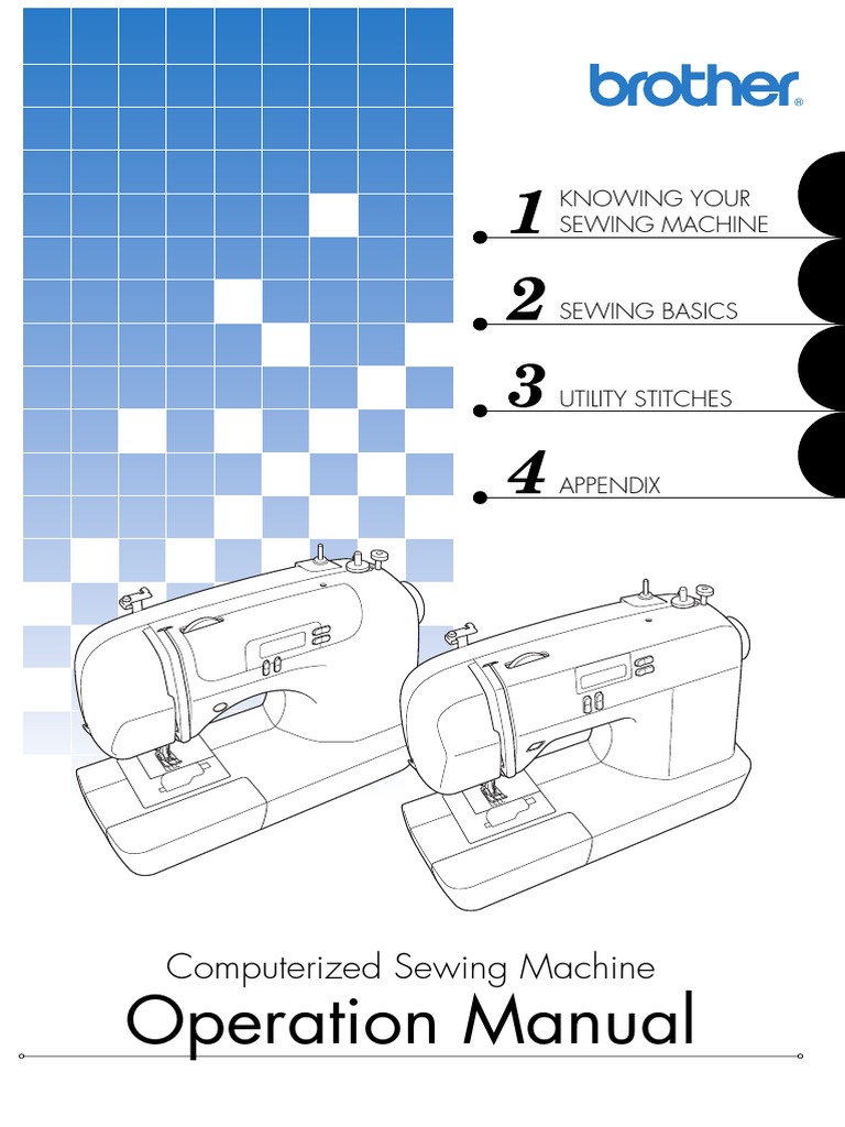 Sewing Machine Operation Manual