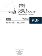 Yamaha T135 SE Automatic) Parts Catalogue