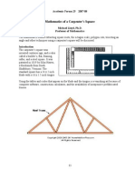 Mathematics of a Carpenter’s Square