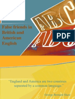 False Friends in British and American English