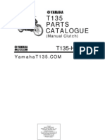 Yamaha T135 HC (Manual) Parts Catalogue