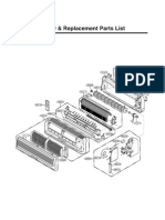 Air Conditioning LG LG LSF1260HL Exploded View