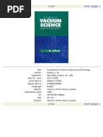 Download Foundations of Vacuum Science and Technology by Zer0kun SN202644306 doc pdf