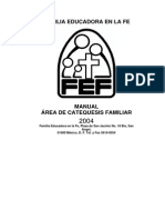 Fef Manual Area de Catequesis Familiar