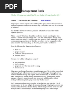 Project Management Book