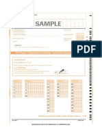 CompletePET TEST CandidateAnswerSheets