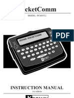Pocketcomm: Instruction Manual