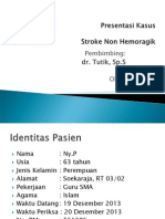 Presentasi Kasus Stroke Non Hemoragik Yunita