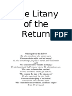 The Litany of The Return