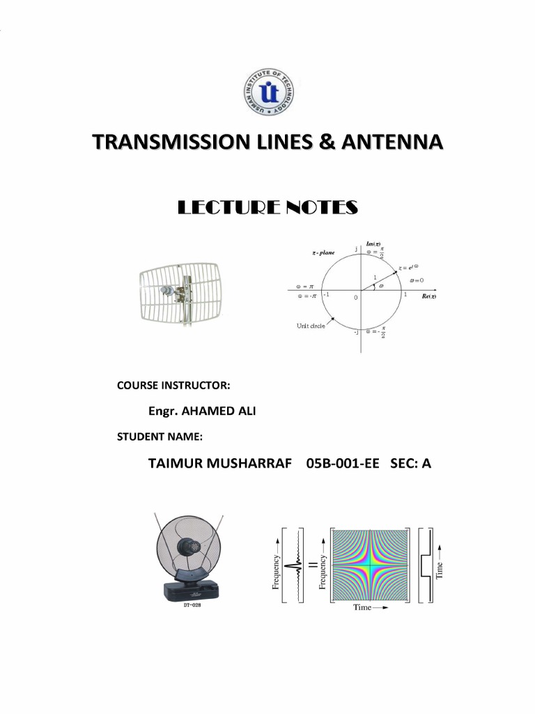 Transmission Line Theory - Notes | PDF | Transmission Line | Physical ...