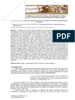 Utilização de Recursos Didáticos No Processo de Ensino e Aprendizagem de Ciências