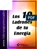 Los 10 ladrones de tu Energía