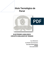 Circuito Doblador de Tension Negativo