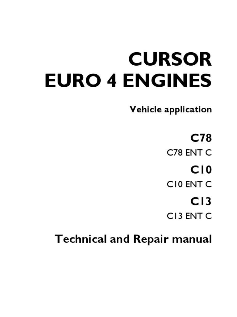 Manual Iveco | Fuel Injection | Turbocharger