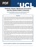 Download Patients Needs Medicines Innovation and the Global Publics Interests by GlobalHealthProgress SN202696556 doc pdf