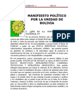 Manifiesto Politico 29 Noviembre