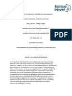 Investigación de Las Operaciones 2 TF Unidad 4