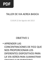 Taller de via Aerea Basica