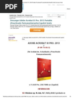Download Descargar Adobe Acrobat XI Pro by Mario Lara SN202704926 doc pdf