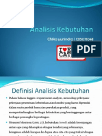 Analisis Kebutuhan