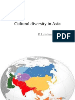 Cultural Diversity in Asia: R.Lakshmi Ramya T21081