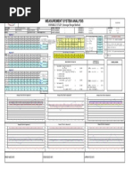 Measurement System Analysis: VARIABLE STUDY (Average-Range Method)