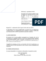 C-634-11 Prevalencia Jurisprudencia Constitucional Sobre Contenciosa