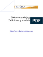 200 Recetas Jugos