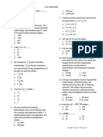 SOAL MATEMATIKA