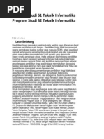 Program Studi s1 Teknik Informatika2