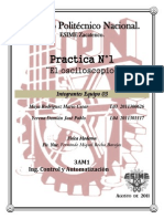 IPN. 3sem. Fisica Lab. Pract 1 Osciloscopio