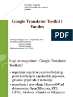 Yandex-Google translator Toolkit