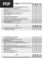 FIŞĂ DE MONITORIZARE  A PROGRESULUI PREŞCOLARULUI