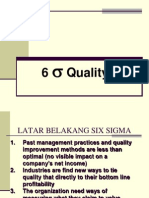 Six Sigma TQM Balance Scorecard