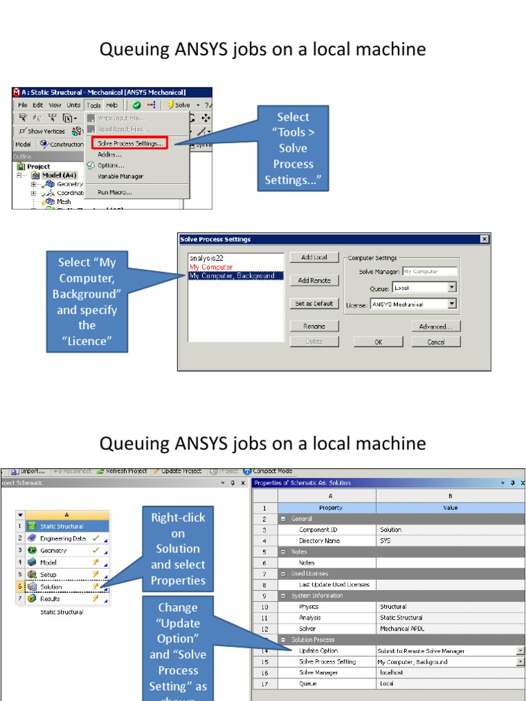 Queuing ANSYS Jobs Locally | PDF | Computers