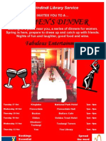 Womens Dinner Flowerdale 28 Oct