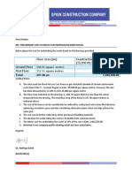 Preliminary Cost Estimates