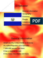 El Salvador: General Information Geography Economy People Independence Day References